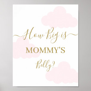 Poster Como é grande o sinal das nuvens de Mamãe