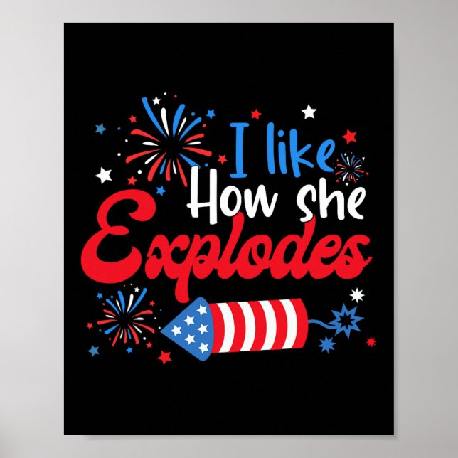 Poster Como Ela Explora Fogos De Artifício Funerários Cas (Frente)