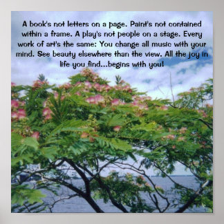 Poster Como encontrar a alegria na vida!