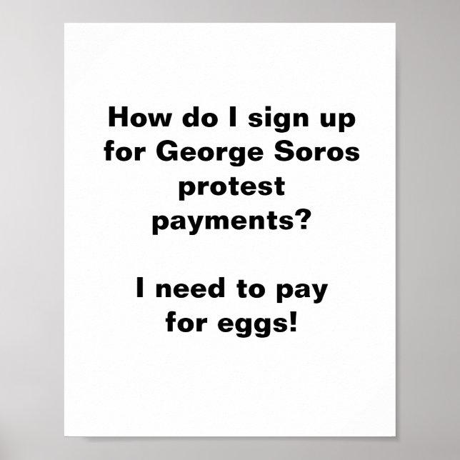 Poster Como eu me inscrevo para os pagamentos de protesto (Frente)