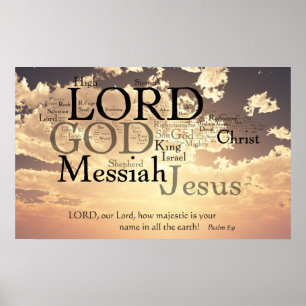 Póster Como Majestoso é seu nome