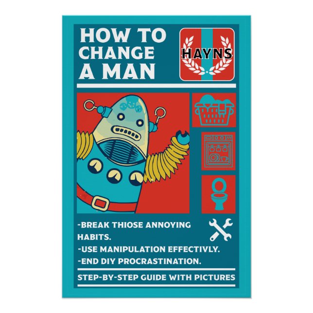 Póster Como Mudar Um Homem (Frente)