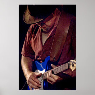 Poster Como o azul pode você obter - guitarrista dos