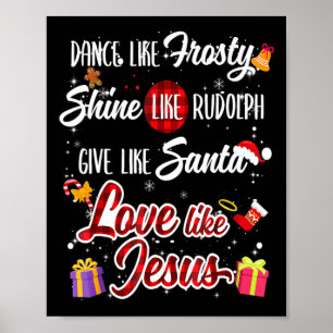 Poster Como o Rudolph Shine Frosty Dar Aos Papais noeis A