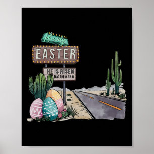 Poster Como Páscoa Ele Está Risen