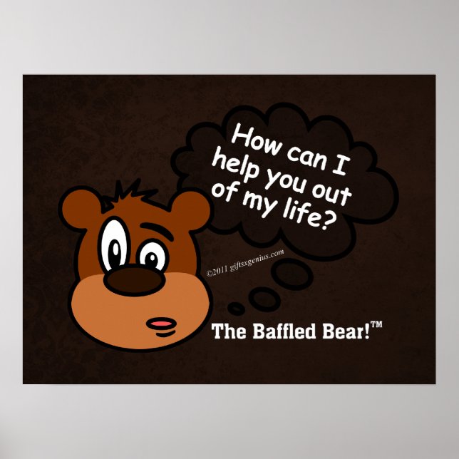 Poster Como posso ajudá-lo a sair da minha vida? (Frente)