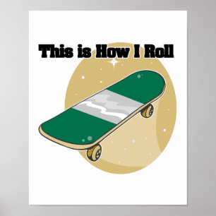 Poster Como Rolar (skate)