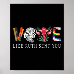 Poster Como Ruth Te Enviou - Feminista Engraçado Lgbt