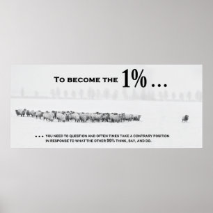 Poster Como se juntar ao clube exclusivo de 1%