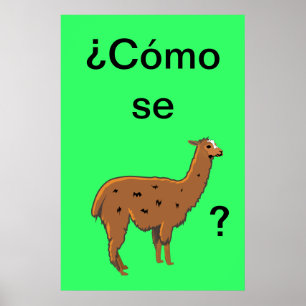 Póster Cómo se llama? Pôster