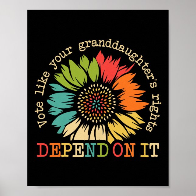 Poster Como Se Os Direitos De Suas Netas Dependessem Diss (Frente)