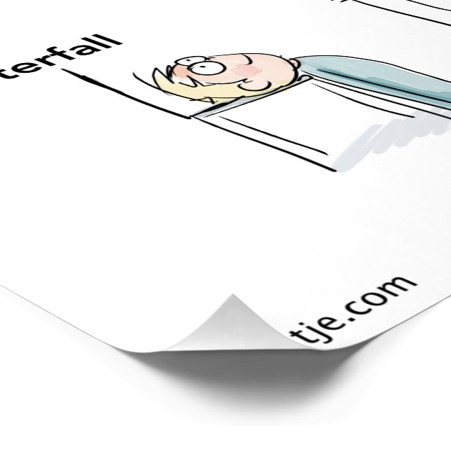 Póster Como se sentar, quando você é criança. (Canto)