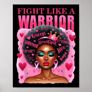 Poster Como um Cancer de guerreiros conscientes mulheres