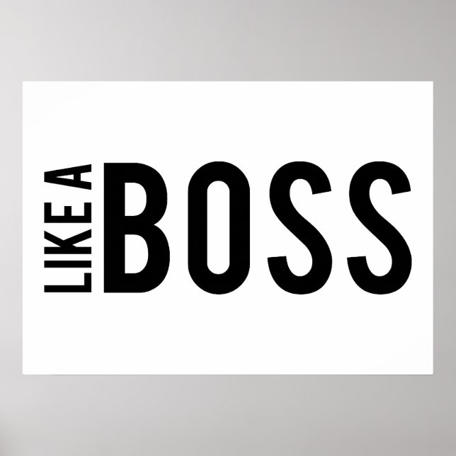 Póster COMO um chefe (Frente)