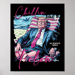 Poster Como Um Felon Summer 2024 Leva A América De Volta