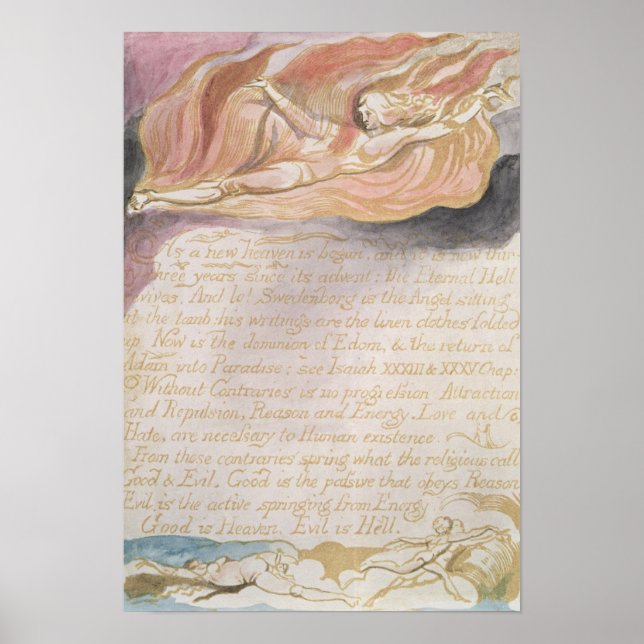 Póster "Como um novo céu começou" (Frente)