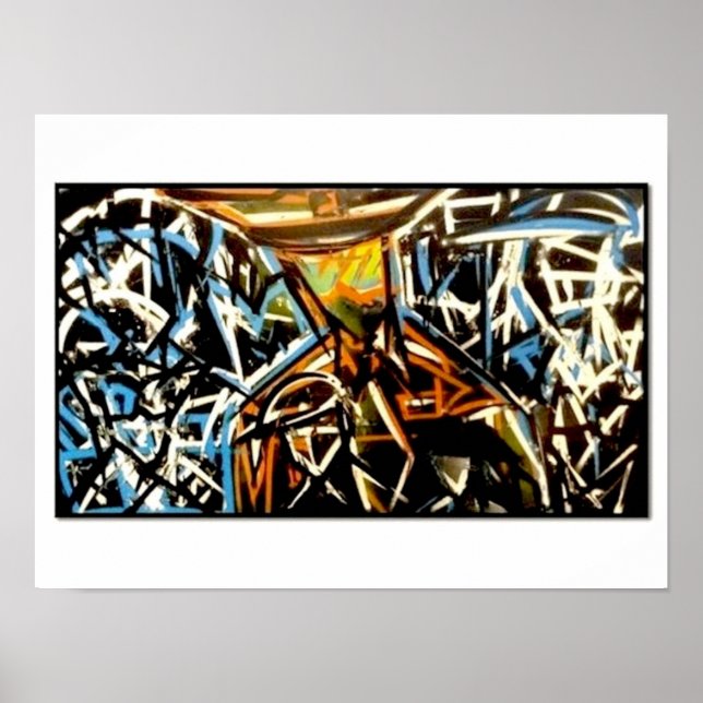 PÓSTER COMO VISTO NO YOUTUBE VIDEO GRAFITE ARTIST METRO O (Frente)