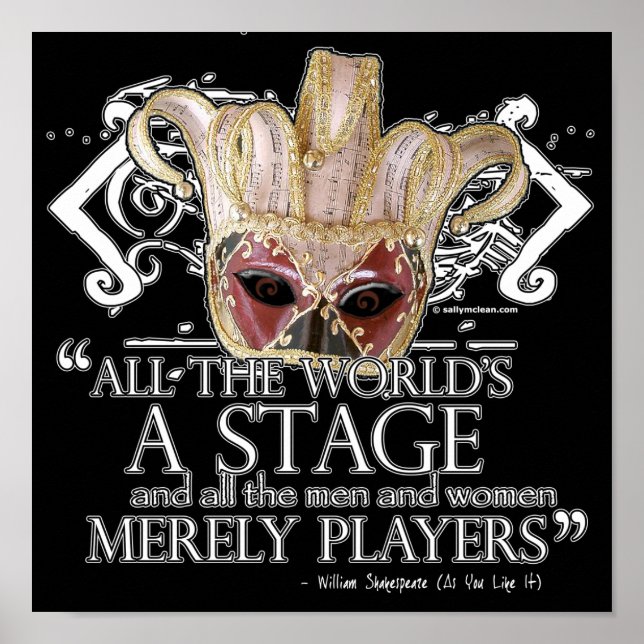 Póster Como Você Gosta, Citação (Frente)