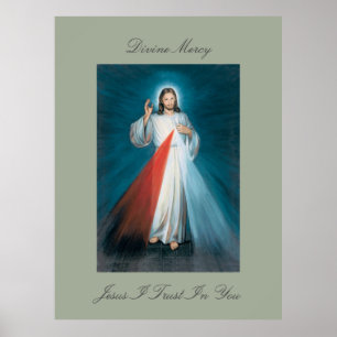 Póster compaixão divino jesus que eu confio em você