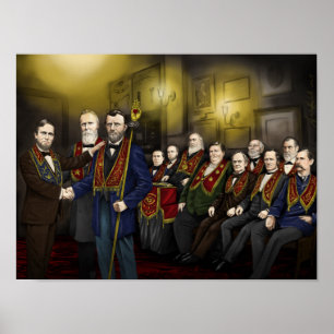 Poster Companheiros impares americanos famosos do