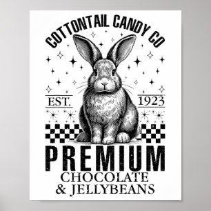 Poster Companhia de Doces Cottontail Chocolate Coelho Fof