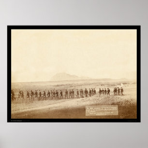 Póster Company C 3rd US Infantry SD 1890