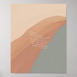 Poster "Comparação de troca pela gratidão de saber"