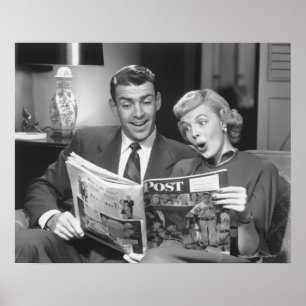 Poster Compartimento da leitura do casal