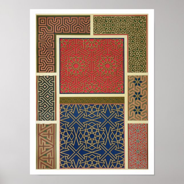 Poster Compartimentos e fronteiras de madeira, de "Arte Á (Frente)