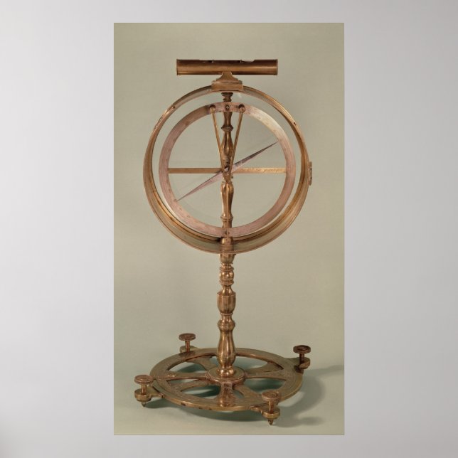 Póster Compass Inclinável pertencente ao Conde Grandpre (Frente)