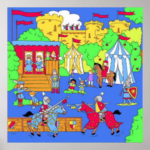 Poster Competiam no castelo
