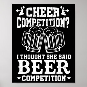 Poster Competição de Animação Cerveja Engraçado Animadora