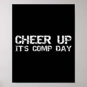 Poster Competição de Cheerleading Combinando Cheer Up É C