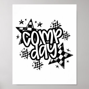Poster Competição de Dia de Cheer Divertido Temporada de