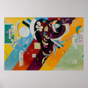 Poster Composição 9 de Wassily Kandinsky Pintura Abstrata