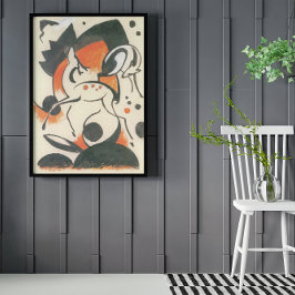 Poster Composição com Dois Veados de Franz Marc