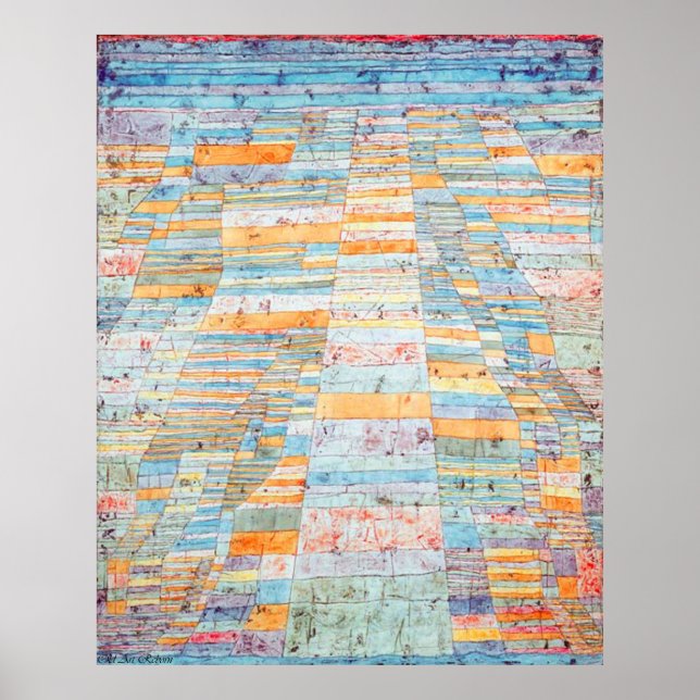Poster Composição De Paul Klee Em Um Círculo (Frente)