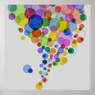 Póster Composição dos abstratos 474