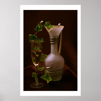 Póster Composição em roxo