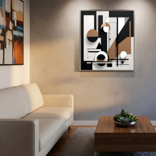 Poster Composição Geométrica Moderna