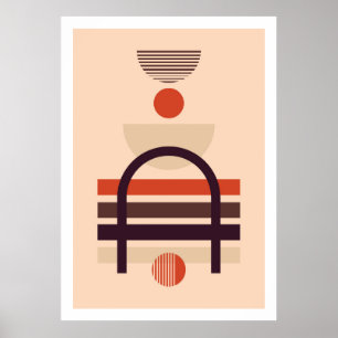 Poster Composição moderna em formas geométricas 2