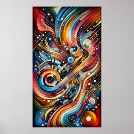 Poster Composição musical - abstrato lírico 12