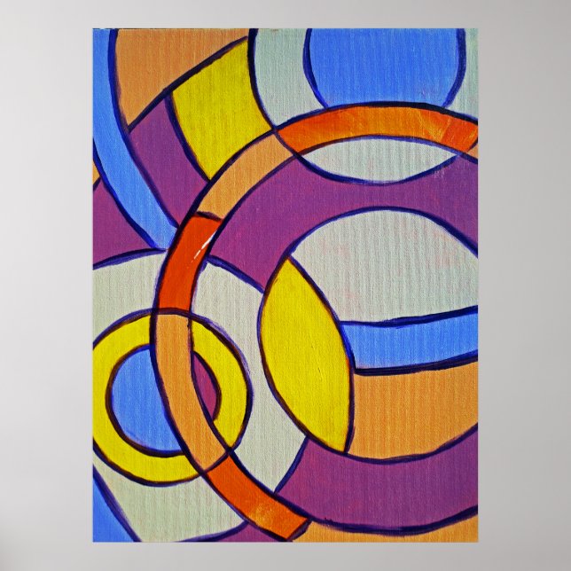 Póster Composição nº 14 de Michael Moffa (Frente)