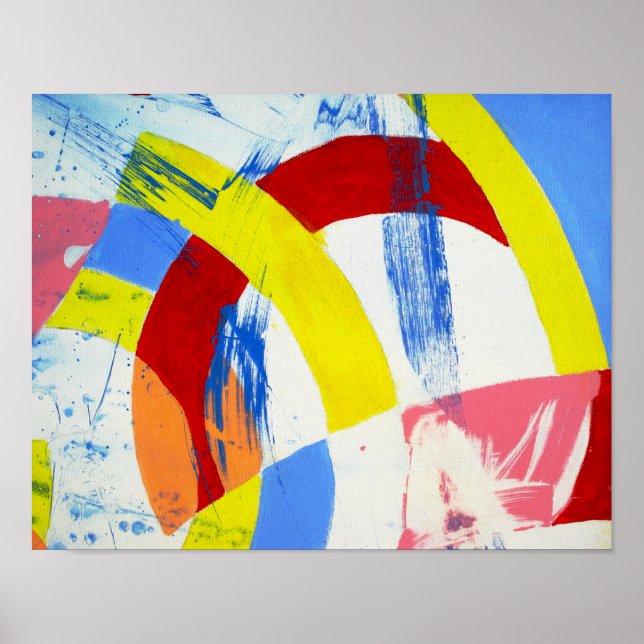 Póster Composição nº 2A por Michael Moffa (Frente)