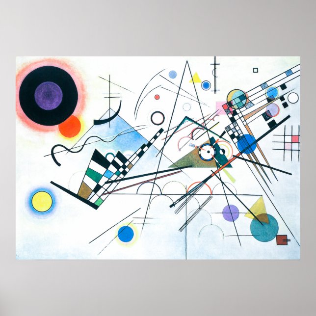 Poster Composição VIII de Wassily Kandinsky (Frente)