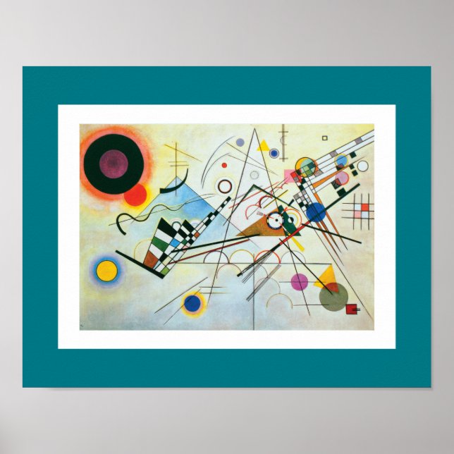Póster Composição VIII de Wassily Kandinsky (Frente)