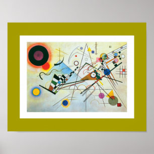 Póster Composição VIII por Wassily Kandinsky
