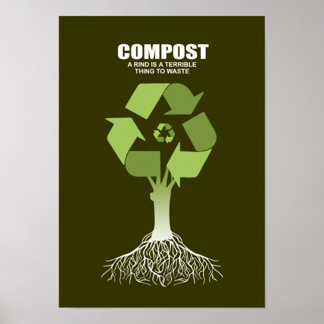 PÓSTER COMPOST... UMA RIND É UMA COISA TERRÍVEL DE DESPER (Frente)
