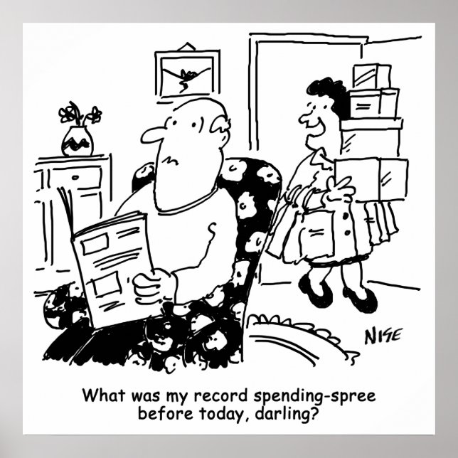 Poster Comprando Trip. Gasto de Registro. Oversação em Co (Frente)