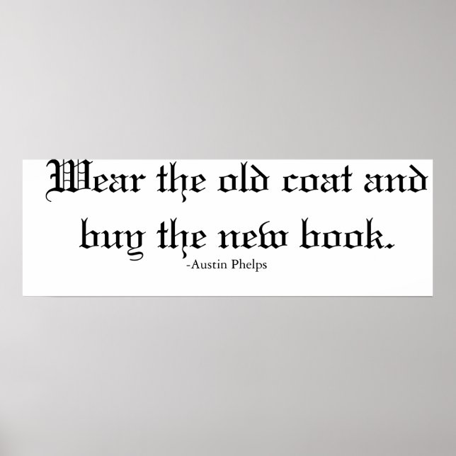 Poster Comprar o novo livro. (Frente)